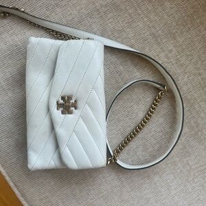 White Quilted Crossbody Bag